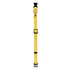 COLLAR GATO MAC LEATHER PURPURINA 10mm x 20-33cm
