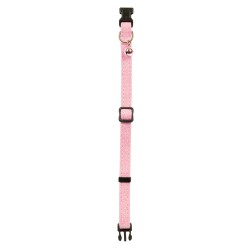 COLLAR GATO MAC LEATHER PURPURINA 10mm x 20-33cm