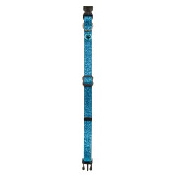 COLLAR GATO MAC LEATHER PURPURINA 10mm x 20-33cm