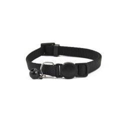 COLLAR GATO BASIC NEGRO 10mmX22-33cm