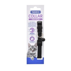 COLLAR GATO BASIC NEGRO 10mmX22-33cm