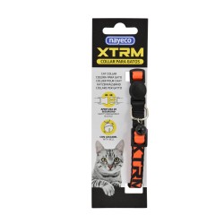 COLLAR GATO X-TRM NEON FLASH NARANJA 10mmx22-33cm