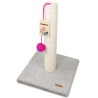 Rascador TWINBEE DP Base Cuadrada (B-rosa) 30x30x42