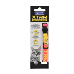 COLLAR GATO X-TRM NEON FLASH FUCSIA 10mmx22-33cm