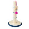 Rascador TWINBEE DP base redonda BL/AZUL 30x46