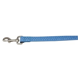 CORREA MAC LEATHER AZUL 10mm x 120cm