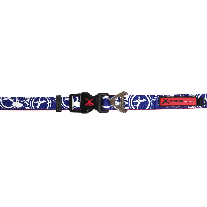 COLLAR X-TRM LOGO AZUL 20MMX36-48CM