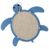 RASCADOR COLGANTE TORTUGA AZUL 28,2X45CM NS