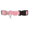 COLLAR MAC LEATHER ROSA 20mm x 35-50cm
