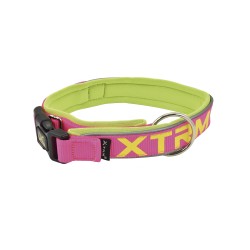 COLLAR X-TRM NEON FLASH FUCSIA 15mm x 28-35cm