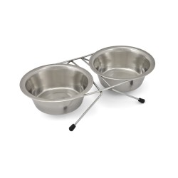 SET COMEDEROS ACERO INOX 2 x 0,75L.