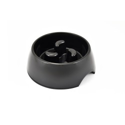 COMEDERO SLOWER NEGRO 17,5cm - 350ml NS