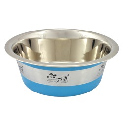 COMEDERO OSLO INOX.ANTIDES. AZUL 0,82LT