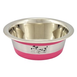 COMEDERO OSLO INOX.ANTIDES. ROSA 0,38LT NS