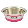 COMEDERO OSLO INOX.ANTIDES. ROSA 0,38LT NS