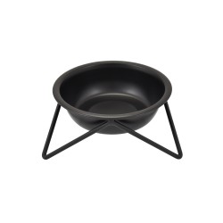 COMEDERO INOX CON SOPORTE 475ml