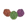 PELOTA CUERDA DENTAL BICOLOR 6cm-75gr (UMV 6uds) NS