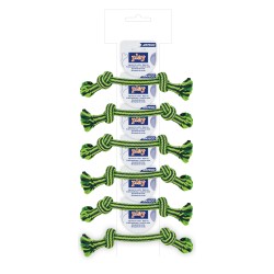 RISTRA CUERDA DENTAL BICOLOR 20cm-55gr VERDE (UMV 6uds) NS