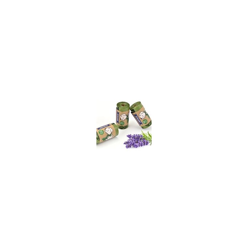 PACK 20 ROLLOS BOLSAS Higienicas Lavanda (ROLLO/15bolsas)