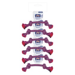 RISTRA CUERDA DENTAL BICOLOR 20cm-55gr ROSA (UMV 6uds) NS
