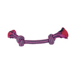 RISTRA CUERDA DENTAL BICOLOR 20cm-55gr ROSA (UMV 6uds) NS