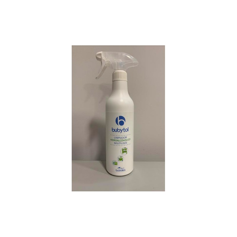 BUBYTOL LIMPIADOR HIDROALCOHÓLICO BUBBLE`S 500 ml.