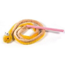 SERPIENTE PELUCHE CON VARA 137cm. (UMV 4uds.) NS