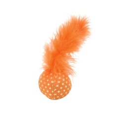 PELOTA TOPOS CON PLUMA CON CATNIP (U.M.V.3)