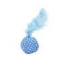 PELOTA TOPOS CON PLUMA CON CATNIP (U.M.V.3)