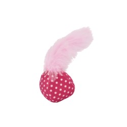 PELOTA TOPOS CON PLUMA CON CATNIP (U.M.V.3)