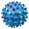 PELOTA VINILO CON PUNTITAS DE COLORES 10cm