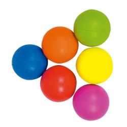 PELOTA GOMA DURA 8,3 cm. (UMV 6uds.)