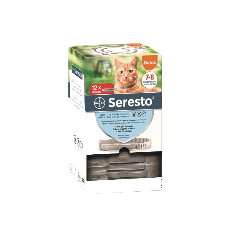 SERESTO COLLAR GATOS - E.C. 12 UDS