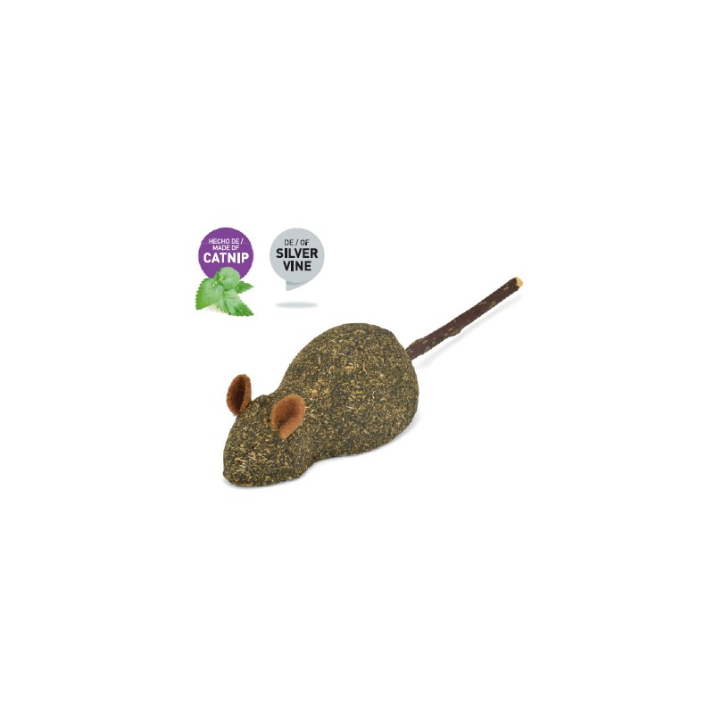 RATON CATNIP CON COLA SILVER VINE (U.M.V 3uds)