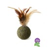 PELOTA DE CATNIP CON PLUMA (U.M.V 3uds)