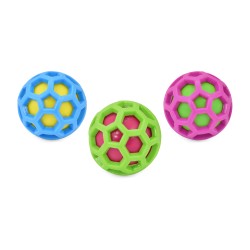 PELOTA DOBLE CON SONIDO 7,6CM (UMV 3uds)
