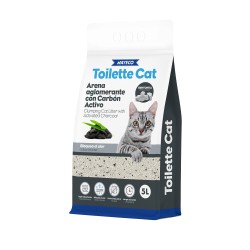 TOILET. CAT BENTONITA CARBON ACTIVO 5l (4,25kg)