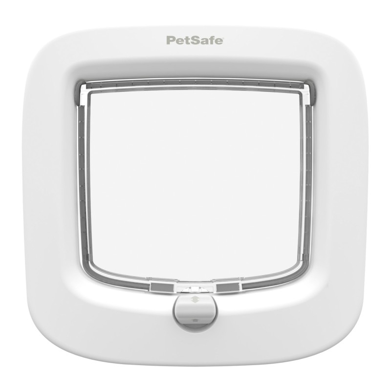 STAYWELL PUERTA PARA GATOS DE BLOQUEO MANUAL (BLANCO)