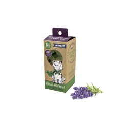 CAJA DE 8 ROLLOS DE BOLSAS HIGIENICAS AROMA LAVANDA