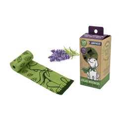 CAJA DE 8 ROLLOS DE BOLSAS HIGIENICAS AROMA LAVANDA