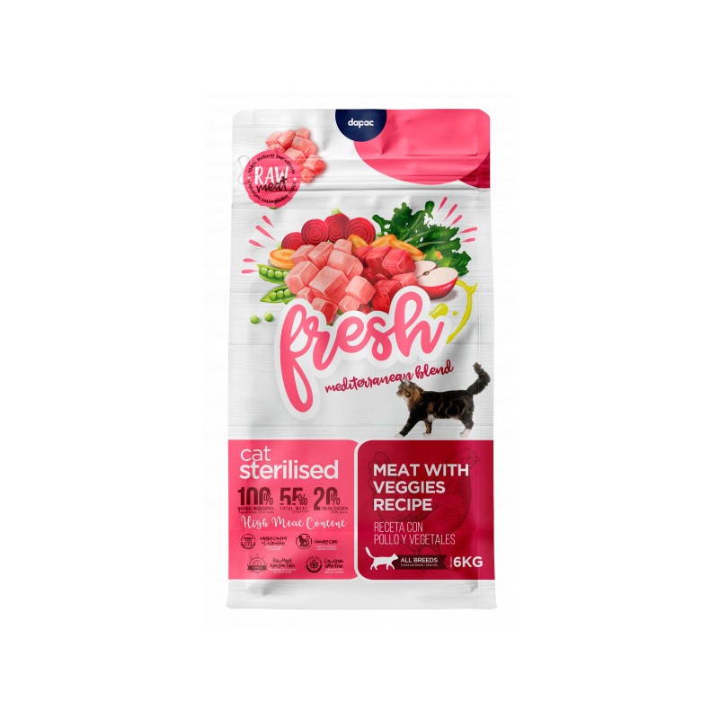 FRESH MED. GATOS ESTERILIZADOS 6 KG