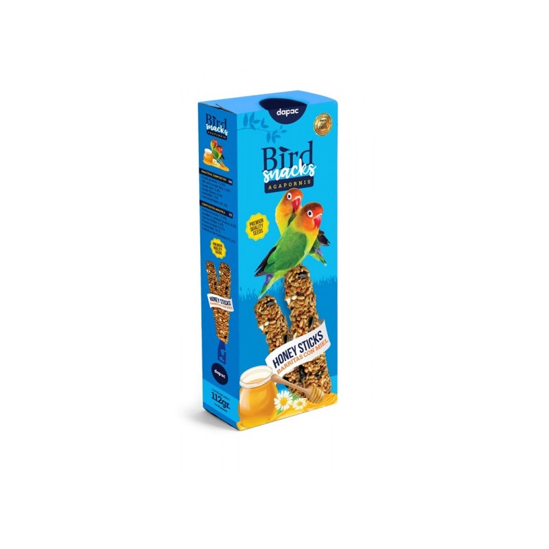 BARRITAS SHAMBI AGAPORNIS MIEL 112gr -ref. 4590