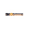 Dashi STRIPES3 ORANGE & BLACK COLLAR L (25mmX46-72cm)