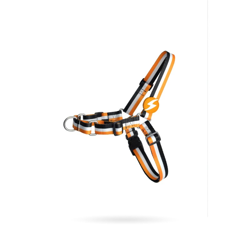 Dashi STRIPES3 ORANGE & BLACK PETRAL S (15mmX46-77cm)