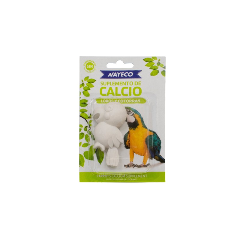 CALCIO LOROS Y COTORRAS NS