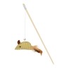VARA CON RATON PAPIRUS Y PLUMA 40cm (UMV 3uds.)