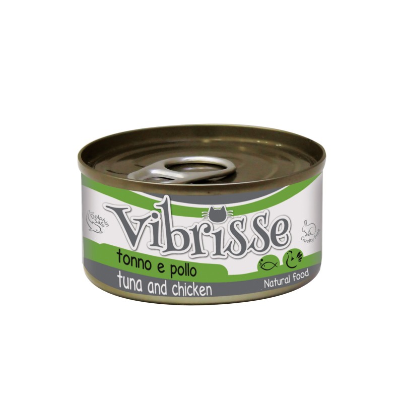 VIBRISSE CAT ATUN Y POLLO 70GR. (24 uds/caja)