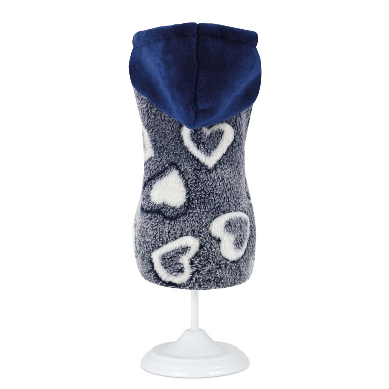 SUDADERA CON CAPUCHA NAVY BLUE 25CM D