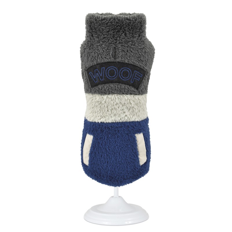 SUDADERA WOOF AZUL 45CM D