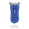 CHAQUETA CAPUCHA CHAROL AZUL 20CM D